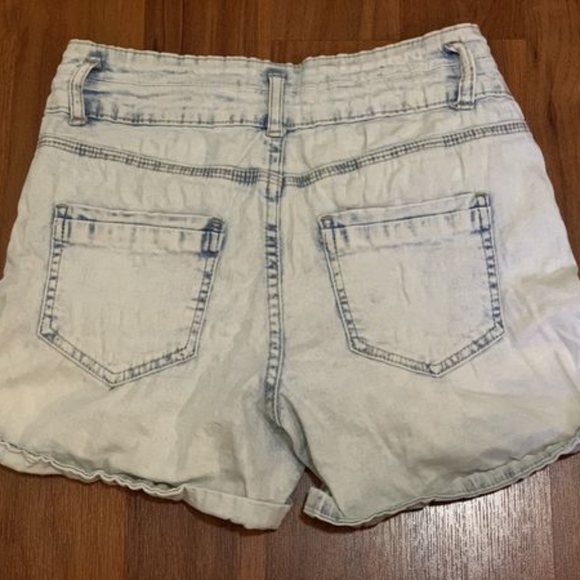 High Waisted Jean Shorts - Picture 2 of 3